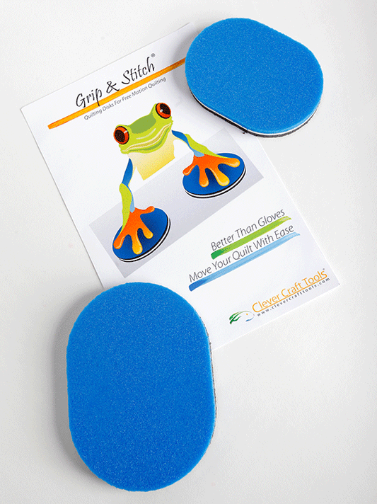 Grip and Stitch Quilting Discs For Free Motion Quilting
