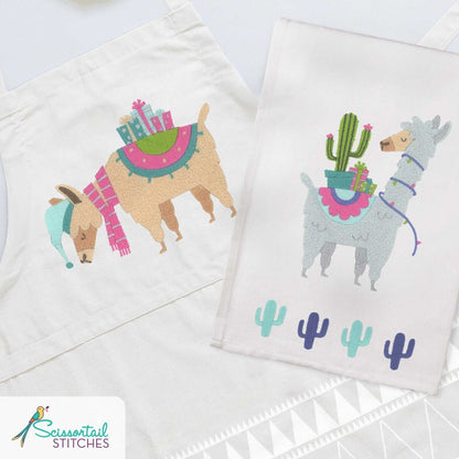 OESD Happy Llama Days Embroidery Collection by Ammie Gomez | Quality Sewing