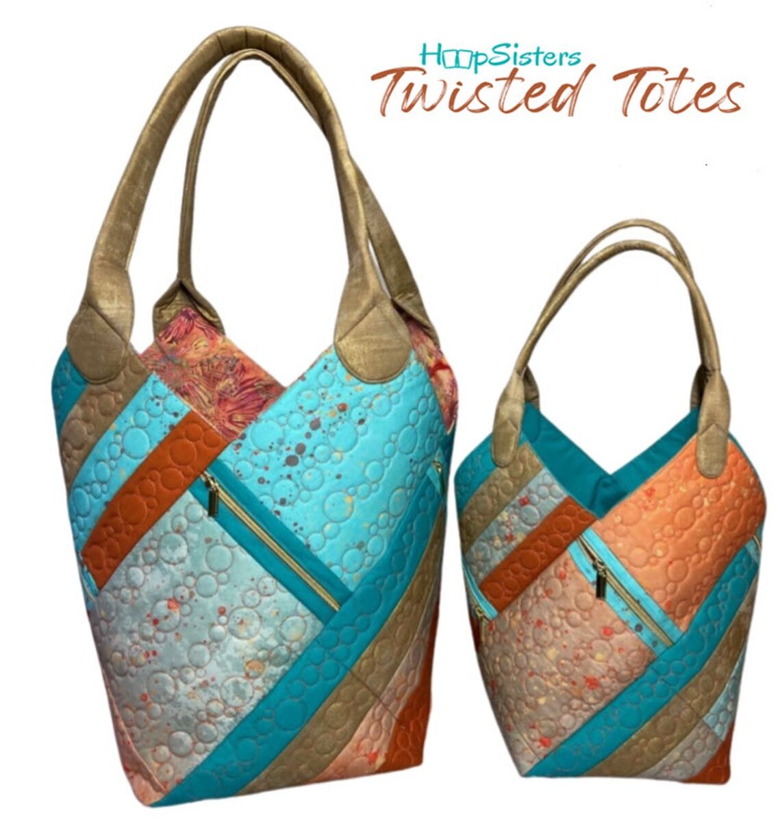 HoopSisters Twisted Totes Design - USB
