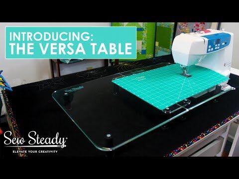 The Versa Table at half and full length,,Dream World Sew Steady Versa Extension Table Core Only ,Dream World Sew Steady Versa Extension Table Core Extension ,Dream World Sew Steady Versa Extension Table Leaf Only ,Dream World Sew Steady Versa Extension Table Leaf Extension Only 