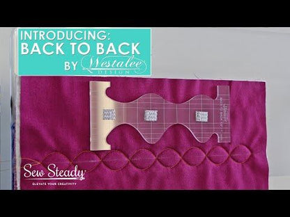 Back to Back Quilting Templates by Westalee Designs