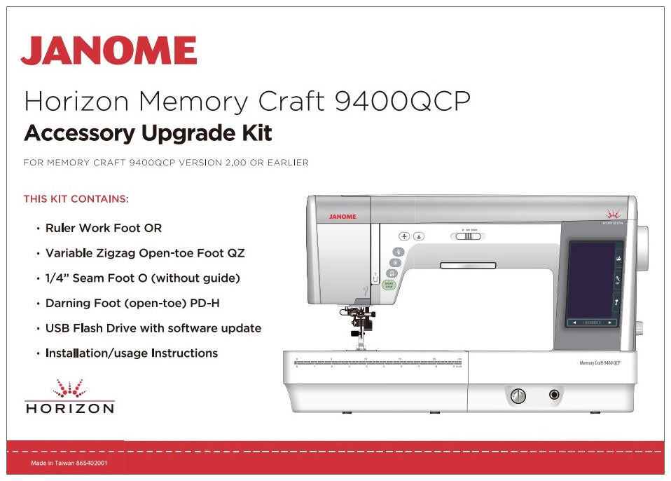 Janome Horizon Memory Craft 9400 Upgrade Kit