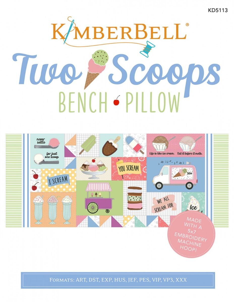 Kimberbell Two Scoops Bench Pillow Project Instruction Book with CD,Kimberbell Two Scoops Bench Pillow Project Instruction Book with CD,Kimberbell Two Scoops Bench Pillow Project Instruction Book with CD,Kimberbell Two Scoops Bench Pillow Machine Embroidery CD ,Kimberbell Two Scoops Bench Pillow Machine Embroidery CD 