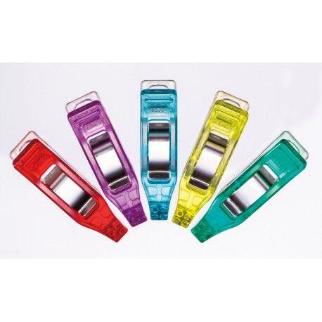 Clover Mini Wonder Clips Multi-Color 50 Pack
