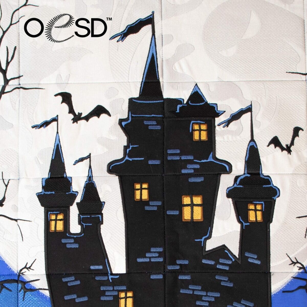 OESD Haunted Hill Mansion Tiling Scene