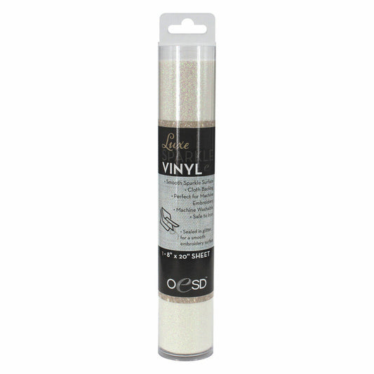 OESD Luxe Sparkle Vinyl -White