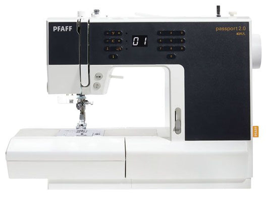 Compact!,,Many optional accessories are available to expand the sewing experience.,Integrated Dual Feed only from PFAFF,70 stitches,Beautiful Appliqué Pin Stitch