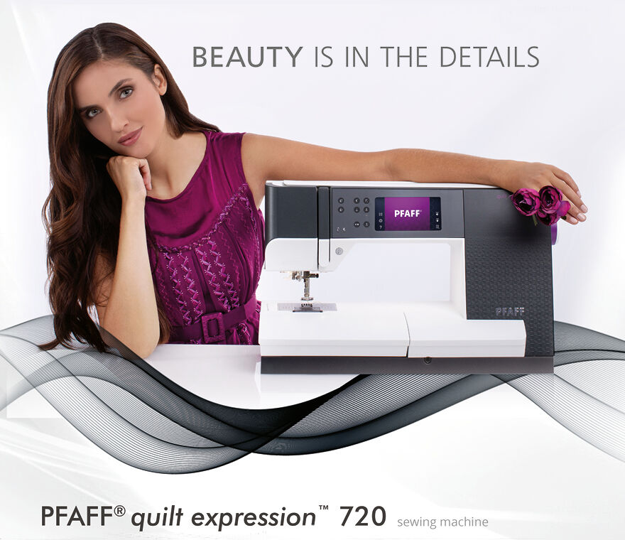 Pfaff Quilt Expression 720 Sewing and Quilting Machine Recertified