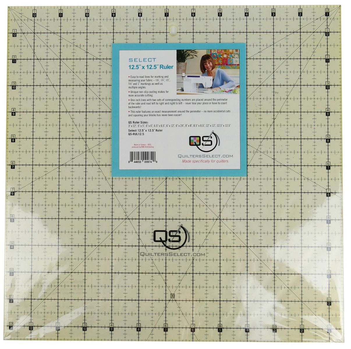 Quilter Select Ruler 12.5"x12.5"