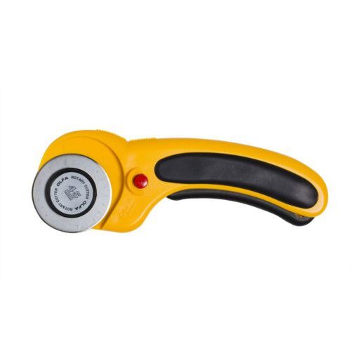 Olfa 45mm Deluxe Handle Rotary Cutter-Blade Closed,Olfa 45mm Deluxe Handle Rotary Cutter-Blade Open