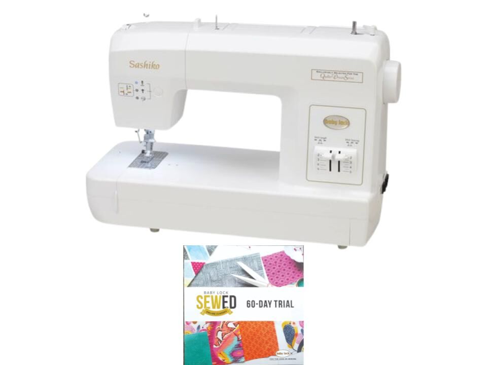 Free-Flow Sewing,LED Monitor,,Baby Lock Sashiko Machine - with FREE 60 Day Love of Knowledge Online Class Membership (BA-LOK60D),Baby Lock Sashiko Machine - with FREE Gifts (SST-L + BA-LOK60D)