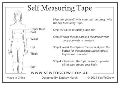 Body Self-Measuring Tape For Accurate Body Measurements – MadamSew