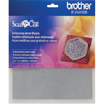 Brother ScanNCut Embossing Silver Metal Sheets