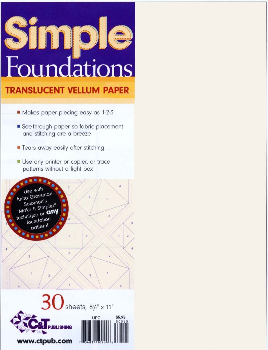 Simple Foundations Translucent Vellum Paper 
