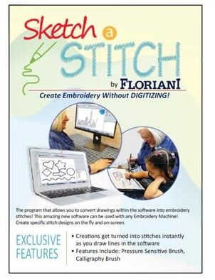 Floriani Sketch a Stitch Logo,Sketch a Stitch Package