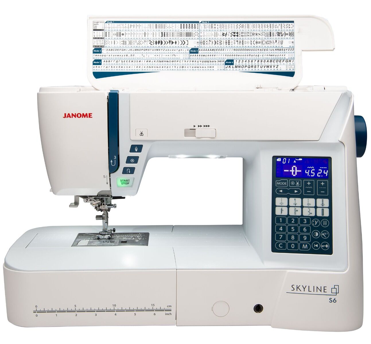 Janome Skyline S6 Sewing Machine - Front