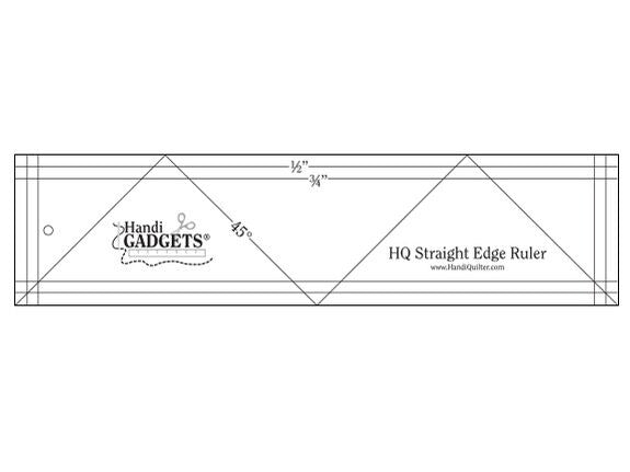 Handi Quilter Straight Edge Ruler 3"x12"