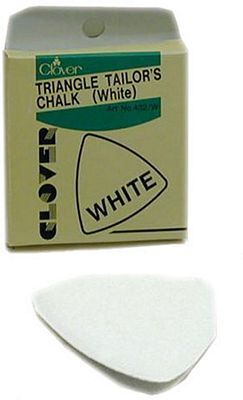Clover Triangle Tailor's Chalk-White