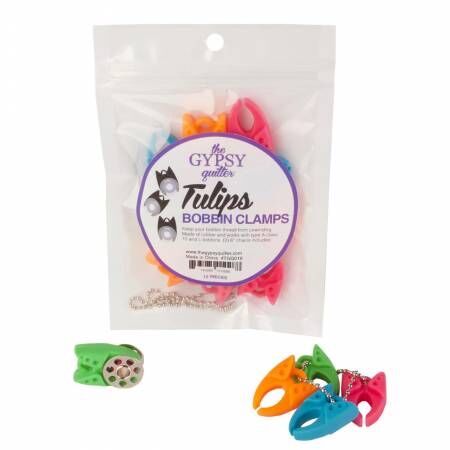 The Gypsy Quilter Tulip Clamps 12pc Bag,The Gypsy Quilter Tulip Clamps 12pc Bag