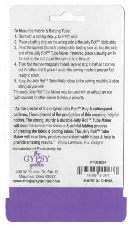 The Gypsy Quilter Jelly Roll Tube Maker,The Gypsy Quilter Jelly Roll Tube Maker,The Gypsy Quilter Jelly Roll Tube Maker