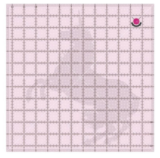 Tula Pink 12 1/2in Square Template with Unicorn