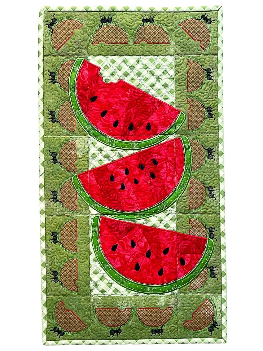 HoopSisters Watermelon Wall Hanging Design - CD