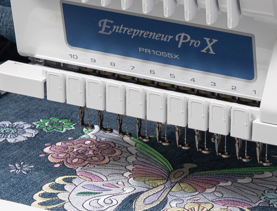 Brother Entrepreneur PRO PR1055X 10 Needle Embroidery Machine - with FREE Gifts (PRNSTD2 + PRPCF1+SAEZ7MN)