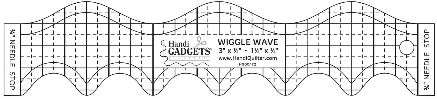 Handi Quilter Wiggle Wave Template