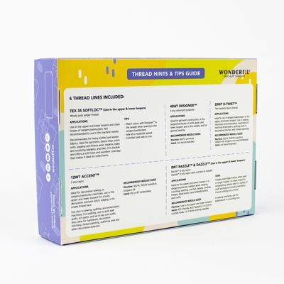 Wonderfil Creative Serging Novelty Thread Pack-Marina
