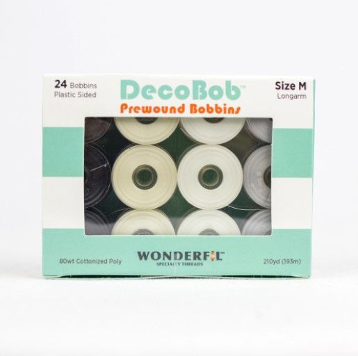 Wonderfil DecoBob Pre-Wound Bobbins Size M Basic,,,